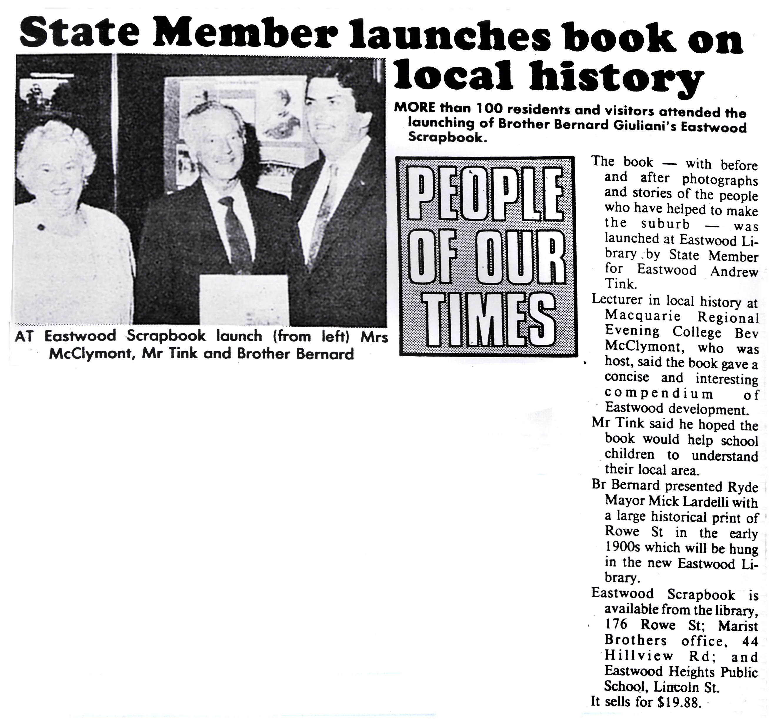 Archive photograph, 1988